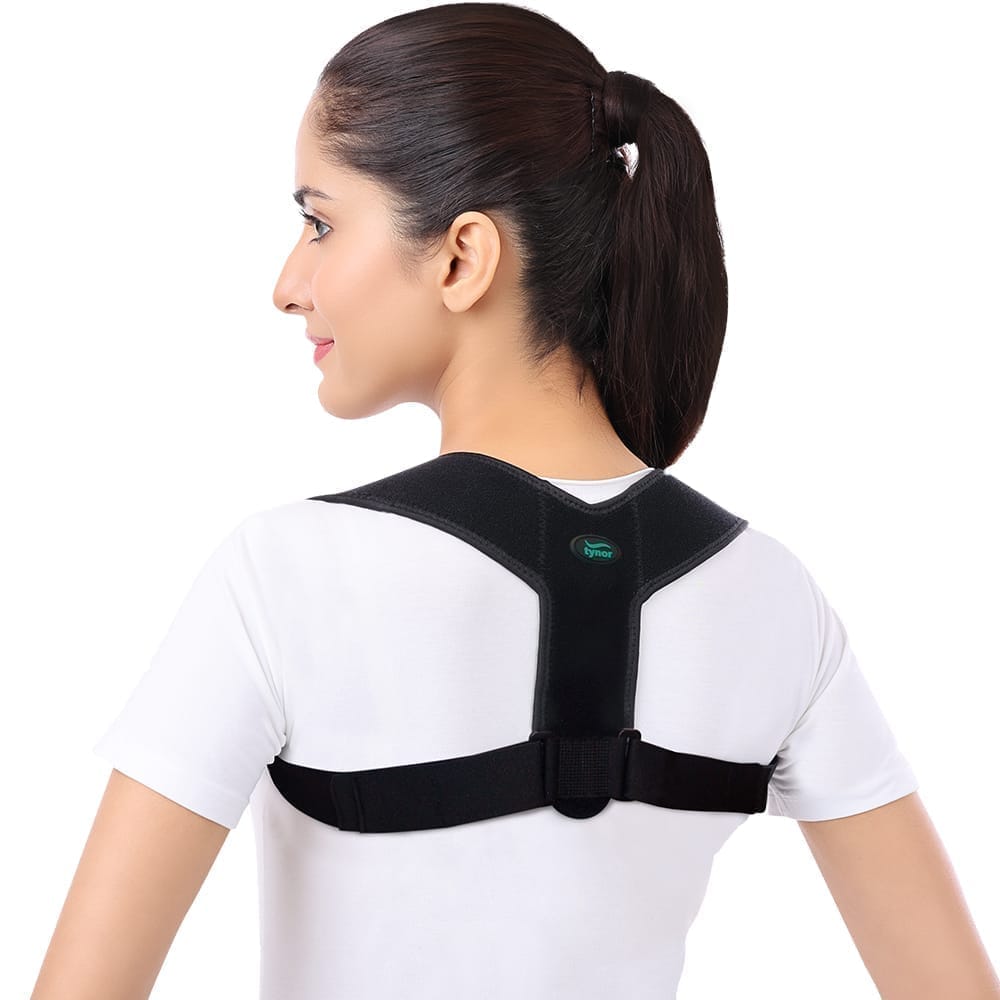 Tynor Posture corrector Sleek, Black, Universal, 1 Unit