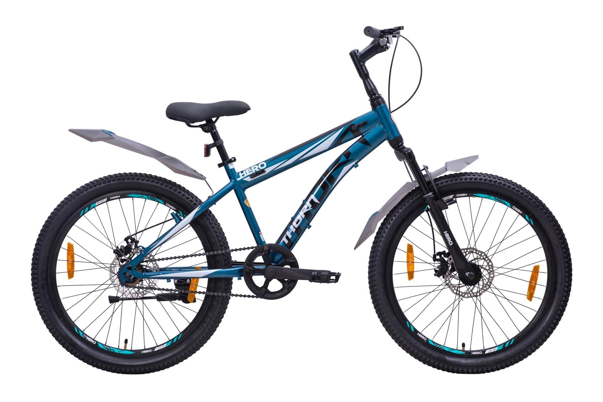 Hero Thorn 24T Mountain Bicycle for Mens | Front Suspension | Dual Disk Brake | Ideal for Adult