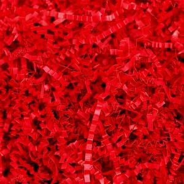 JPPL Shredded Paper for Gift Wrappping & Basket Filling,Crinkle Cut Paper,Confetti Paper,Reusable & Environment Friendly,Suitable for E-commerce Business,(Pack of 500 grams) (Red)