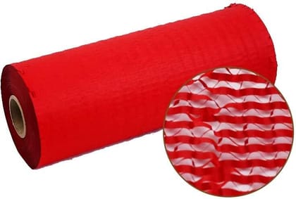 JPPL paper honeycomb roll with dispenser box | Expands hex to 160 meter | Plastic alternative | Packaging & shipping supplies bubble wrap roll| (390mm / 16 inch x100 meter) (Red)