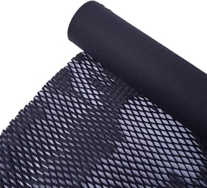 JPPL paper honeycomb roll | Expands hex to 16 meter | Plastic alternative | Packaging & shipping supplies bubble wrap roll| (390mm / 16 inch x10 meter) (Black)