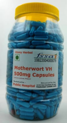 Motherwort VH Herbal Supplement 500mg Capsules