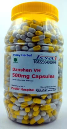 Danshen VH Herbal Supplement 500mg Capsules