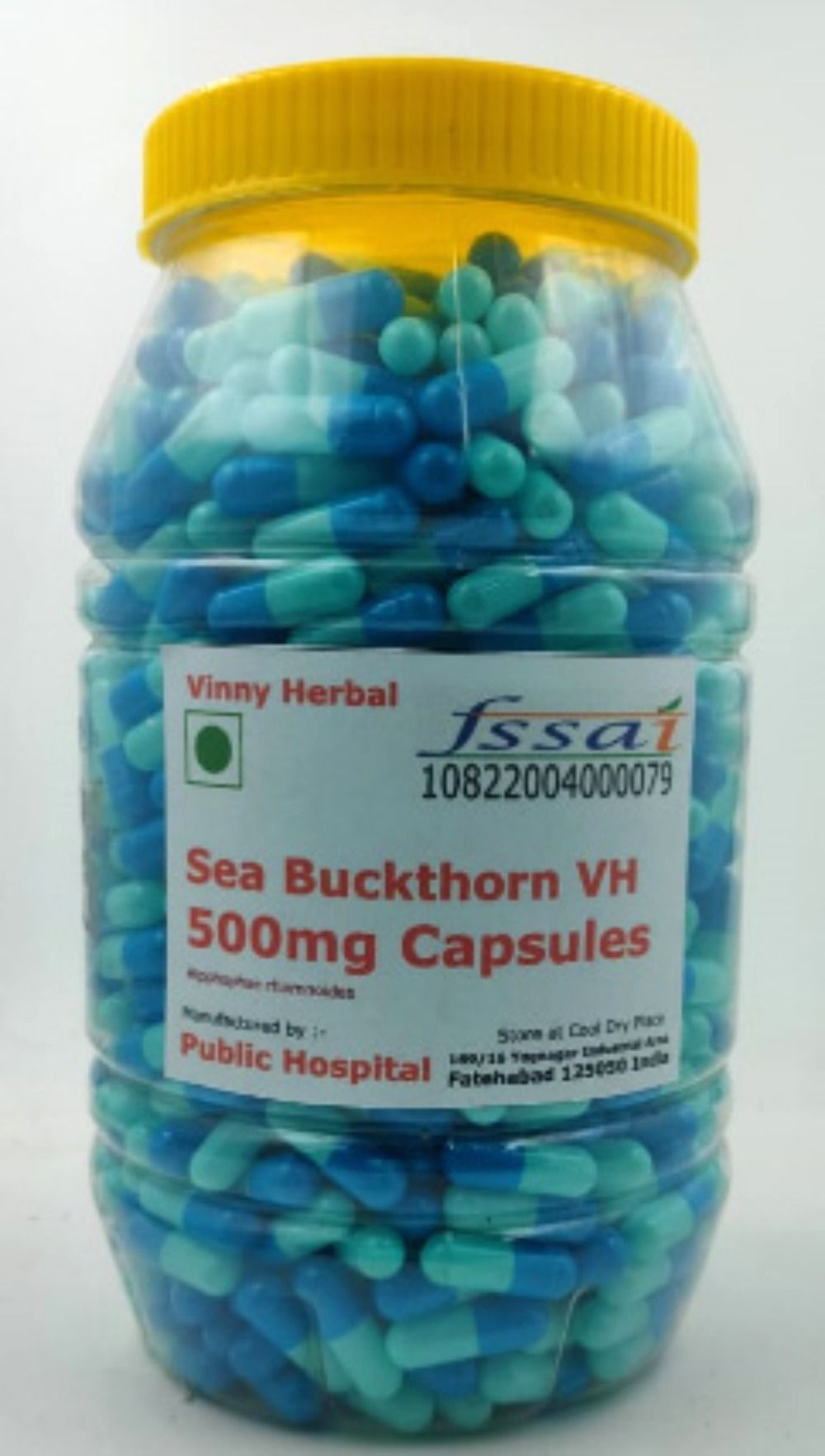 Sea Buckthorn VH Herbal Supplement 500mg Capsules