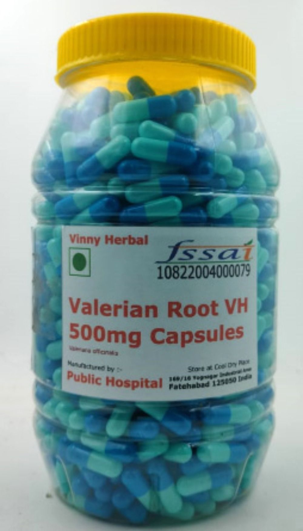 Valerian Root VH Herbal Supplement 500mg Capsules