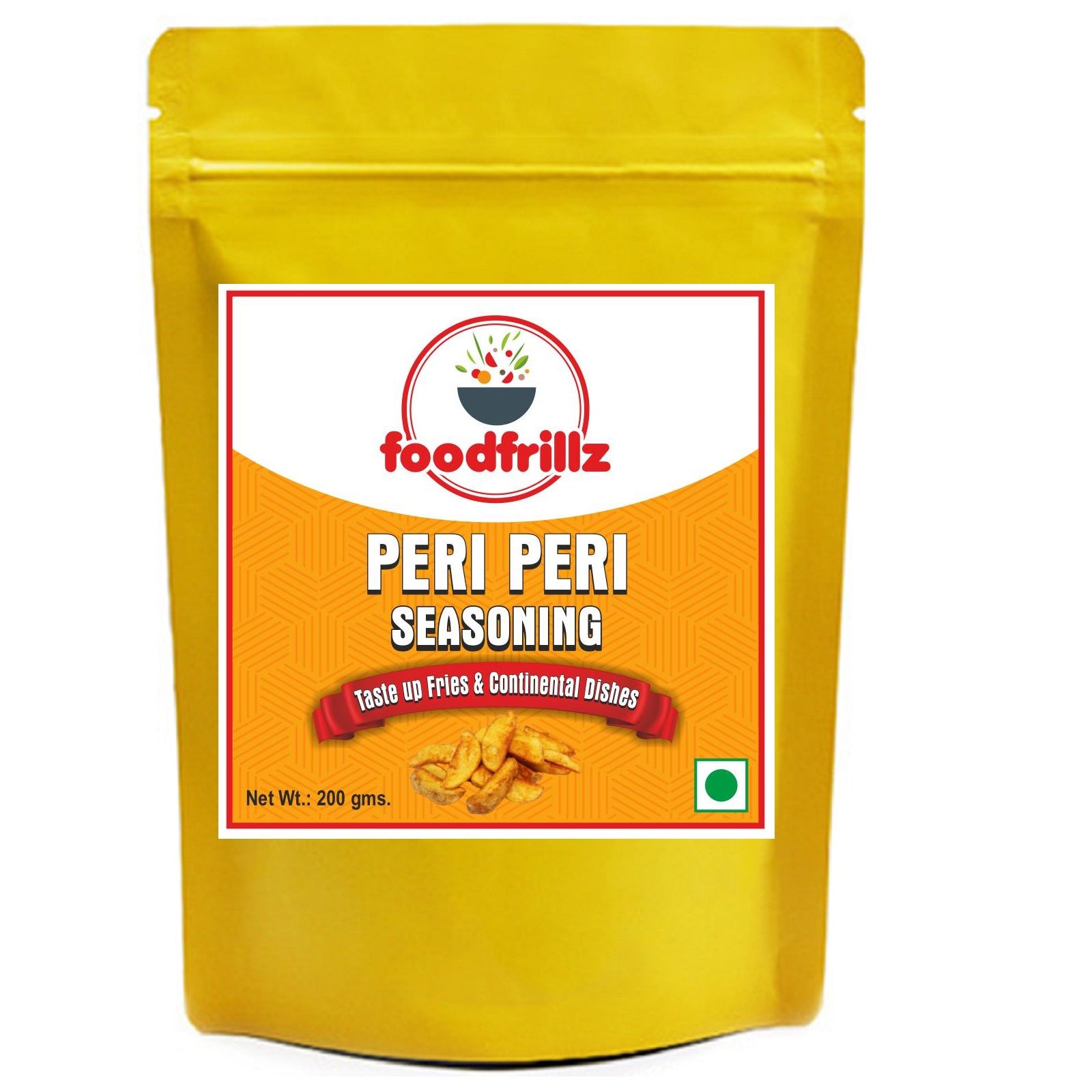 foodfrillz Peri Peri Masala Powder Seasoning Hot & Spicy Flavour - 200g