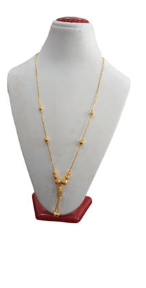 Gold Plated Long Chain Necklace for Women