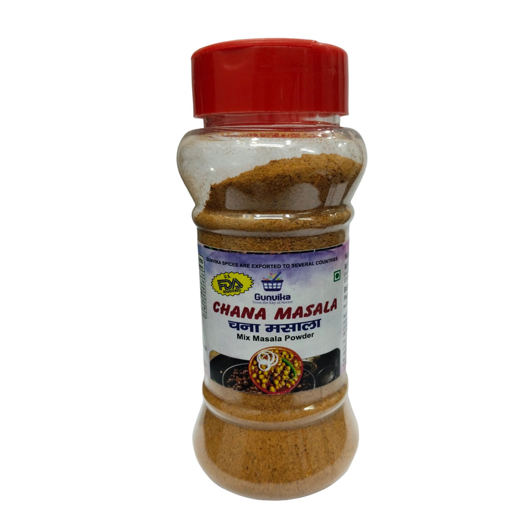 Gunvika Chana Masala Spice Mix - 100 gm