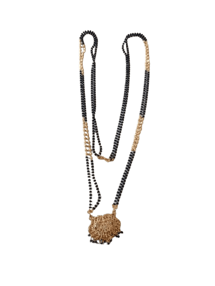 Gold Plated Mangalsutra Tanmaniya Necklace For Women