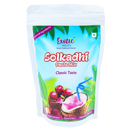 Solkadhi – Classic Taste – Solkadhi Paste Mix By Exotic Treats | Add water and serve | Make four glasses in 1 Pack