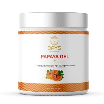 7 Days Premium Papaya Gel – For Glowing Skin, Reduce Pigmentation, Reduce Tanning (100 ml)