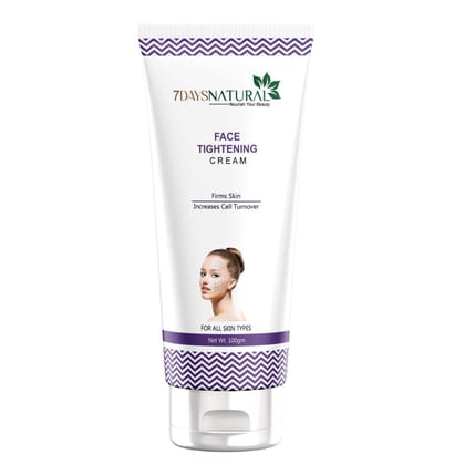 7 Days Natural Anti-Aging Face Tightening Cream for Fine Lines & Wrinkles