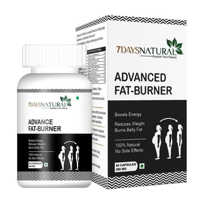 7Days Natural Advanced Fat Burner Capsule | Loose Inches capsule for Men and Women