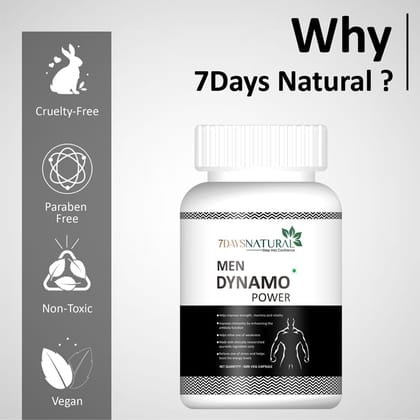 Men Dynamo Ayurvedic Double Power nightking Ayurvedic Capsules for Men