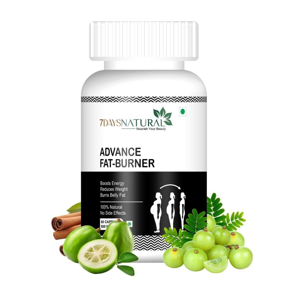 7Days Natural Advanced Fat Burner Capsule | Loose Inches capsule for Men and Women