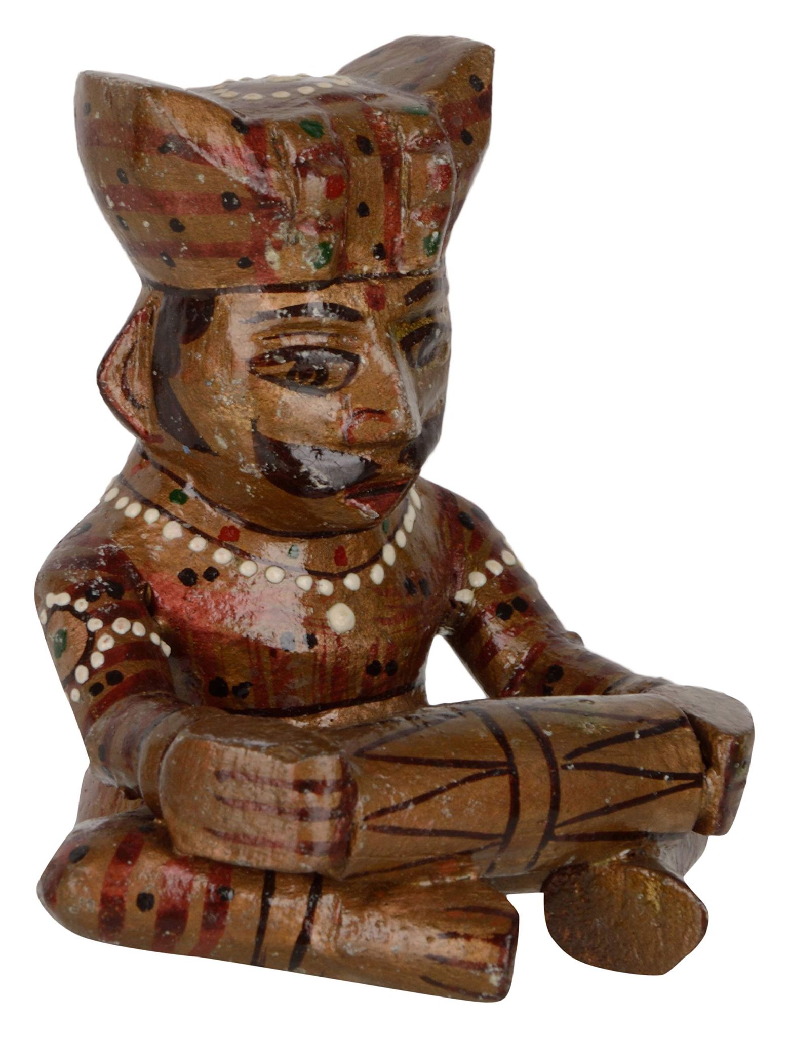 Cottage Wooden Human Figurine (7 cm x 7 cm x 10 cm, 17FP0347004z)