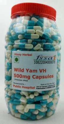 Wild Yam VH Herbal Supplement 500mg Capsules