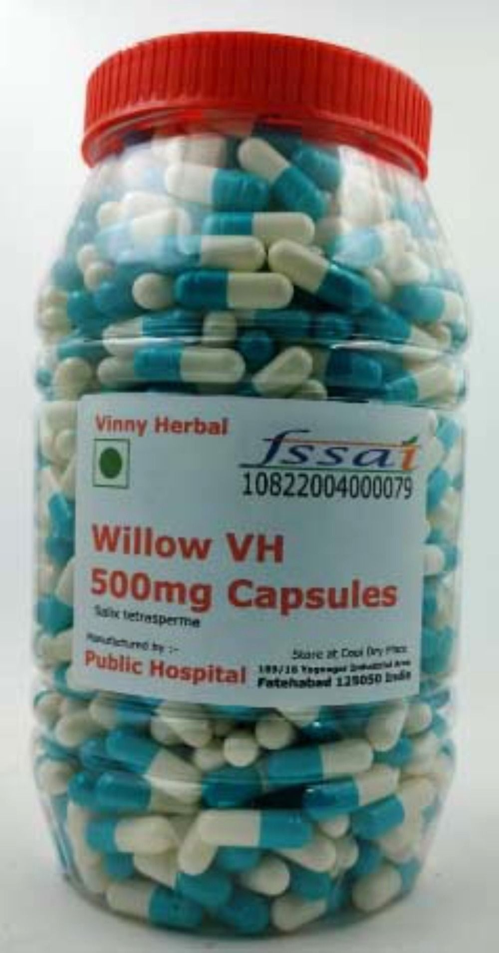 Willow VH Herbal Supplement 500mg Capsules