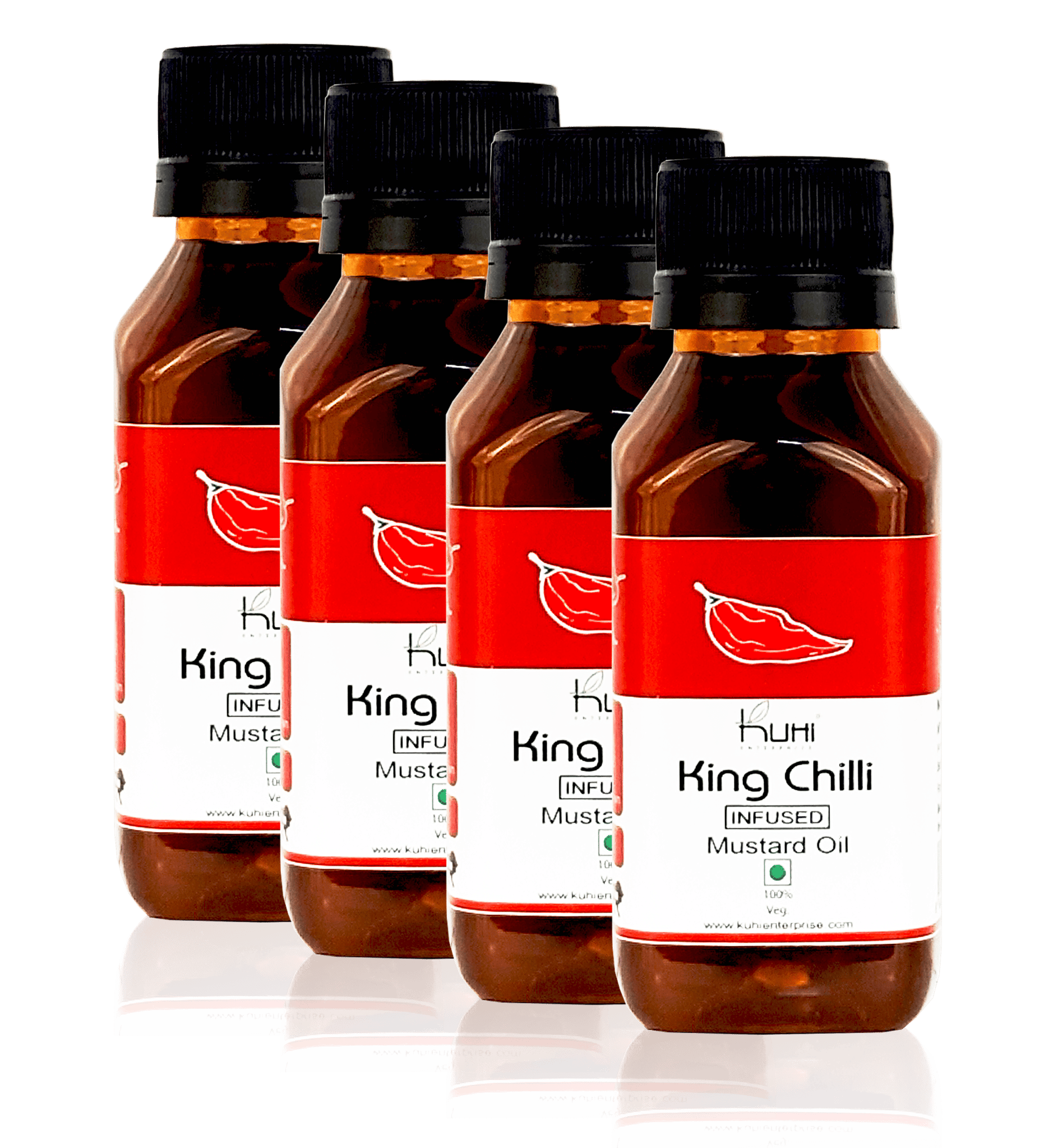 Kuhi's Infused Oil | Liquid Seasonings (Combo of 4 Bottles)