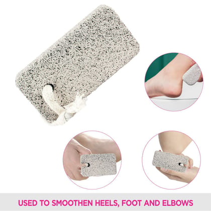 Callus Remover for Feet, Pumice Stone for Feet, Foot Scrubber for Removing Dead Skin, Hard Skin and Calluses on Feet, Heels and Elbows Pack Of 2