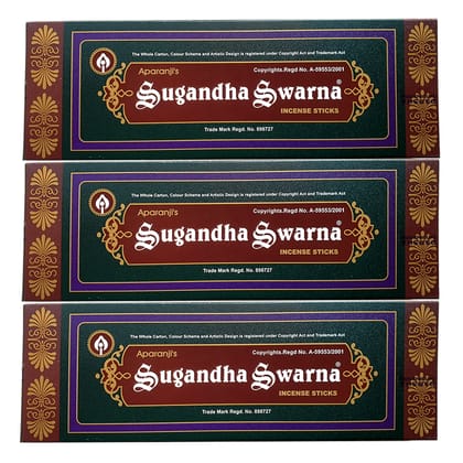 DARSHAN INCENSE APARANJI'S SUGANDHA SWARNA  110G