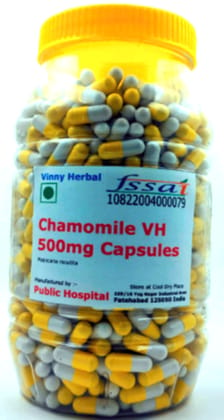 Chamomile VH Herbal Supplement 500mg Capsules