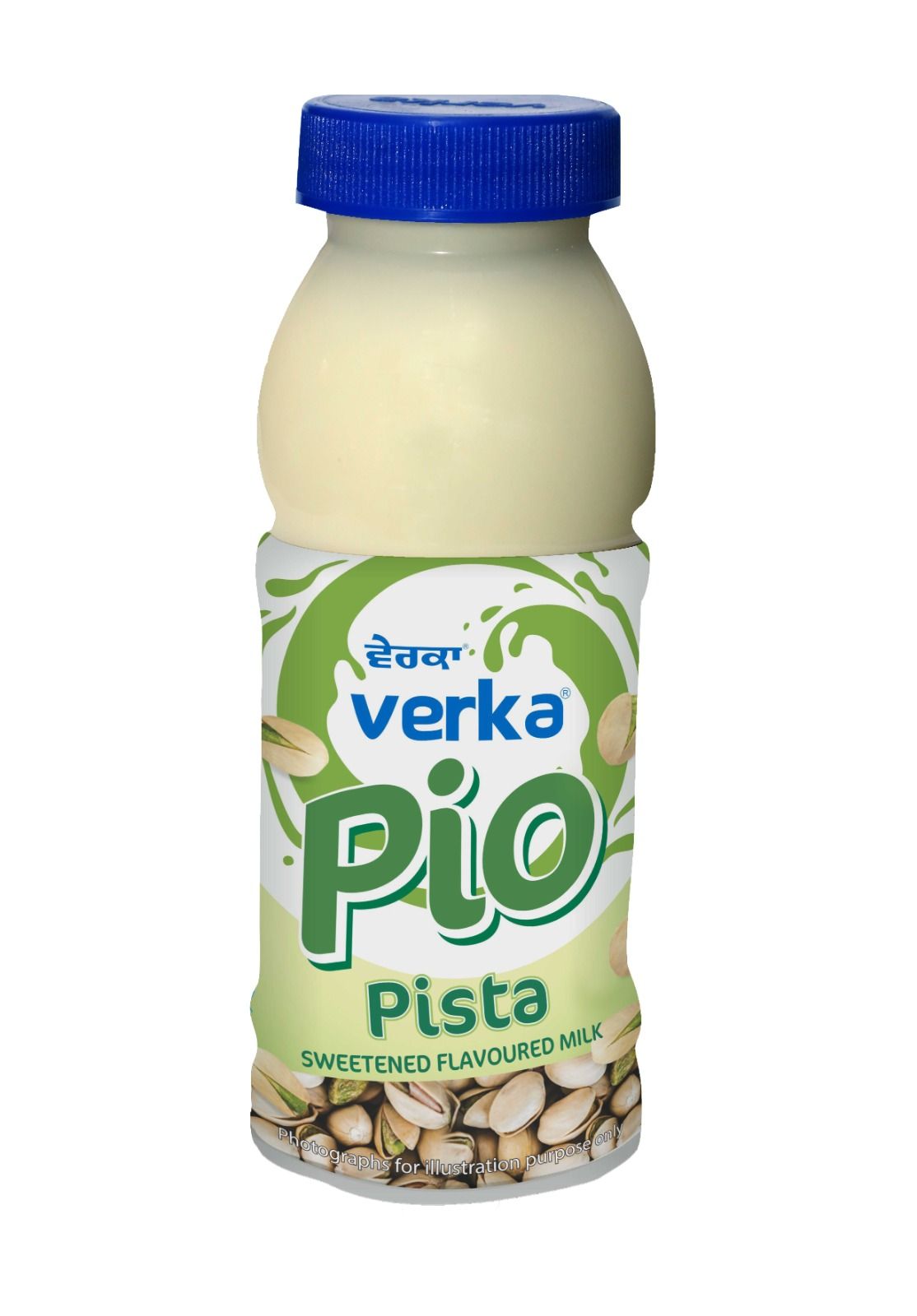 Sweetened Flavour Milk - (Pista Pio- 180 ML)