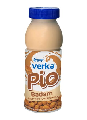 Sweetened Flavour Milk - (Badam Pio-180 ML)