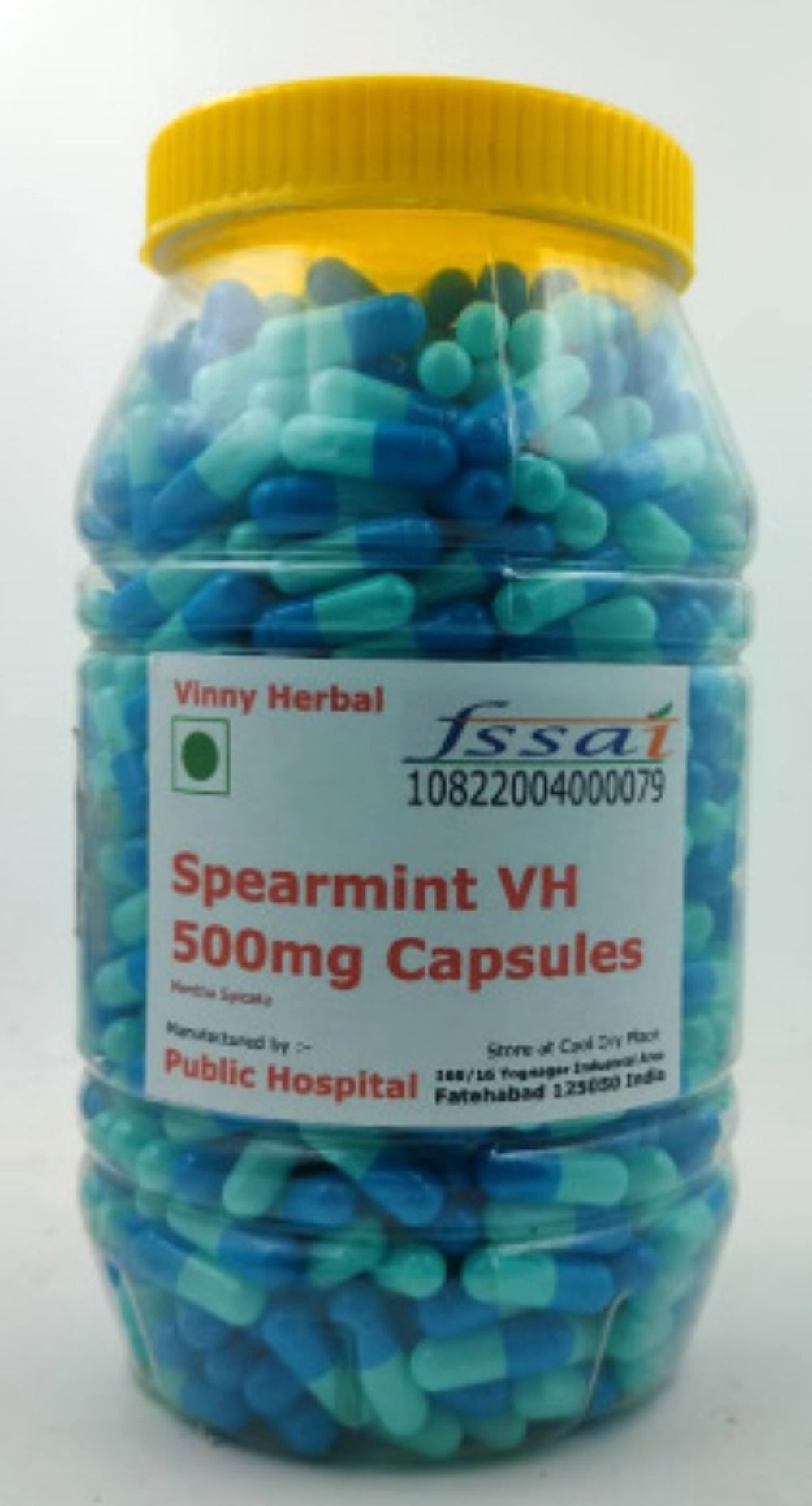 Spearmint VH Herbal Supplement 500mg Capsules