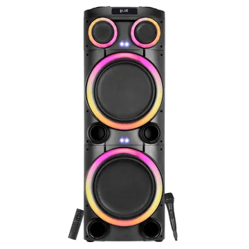 Croma Explode 2.0 1400W Bluetooth Party Speaker with Mic (RGB Party Laser Light, Preset EQ Modes, Black)