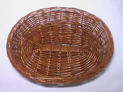 **Wicker Oval Basket** - MEDIUM