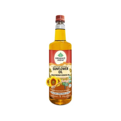 ORGANIC INDIA Organic Sunflower Oil 1000 ml