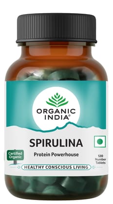 Organic India Spirulina 120 Tablets