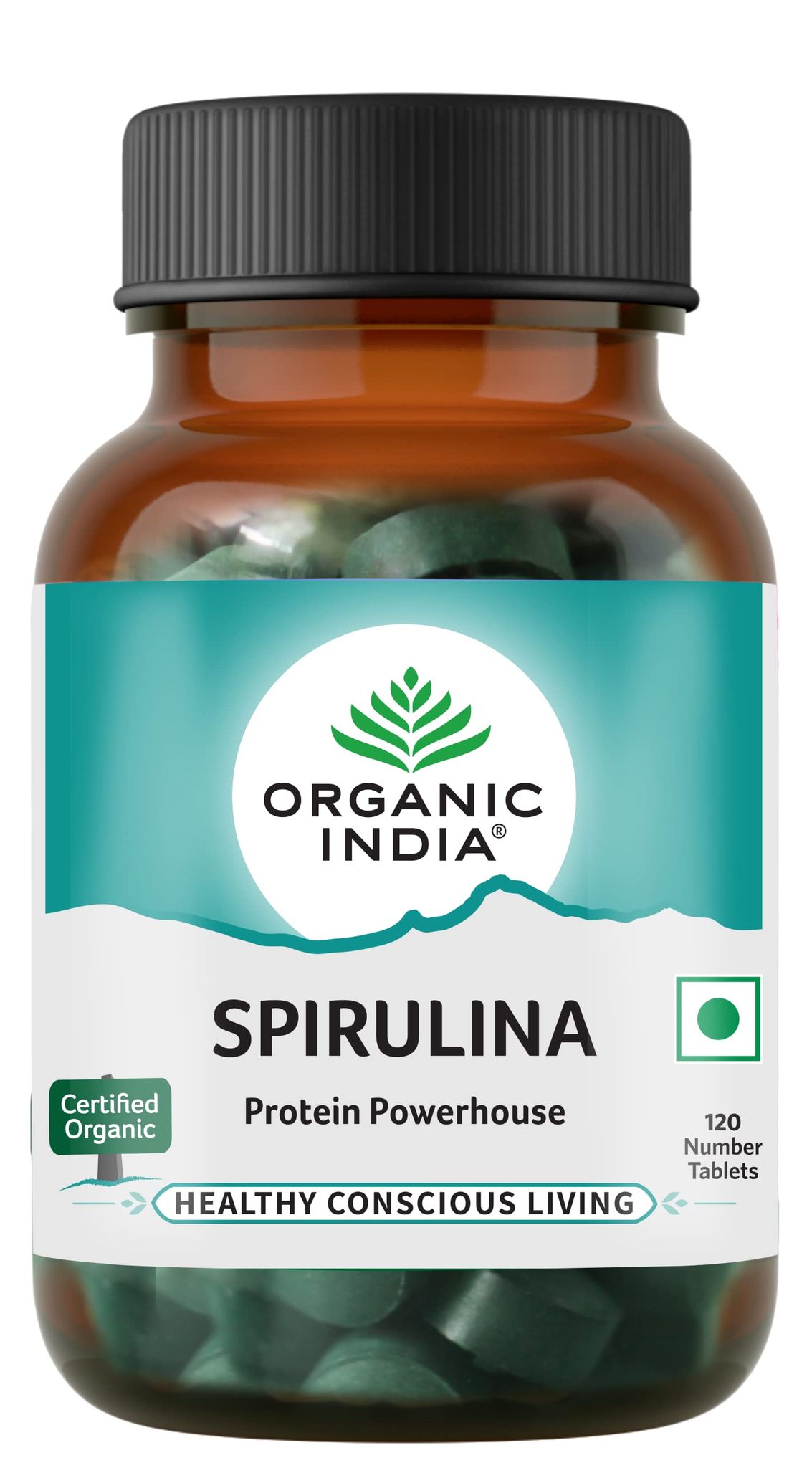 Organic India Spirulina 120 Tablets