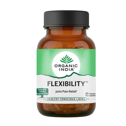 Organic India Joint Pain Relief - Flexibilty 60 Capsules