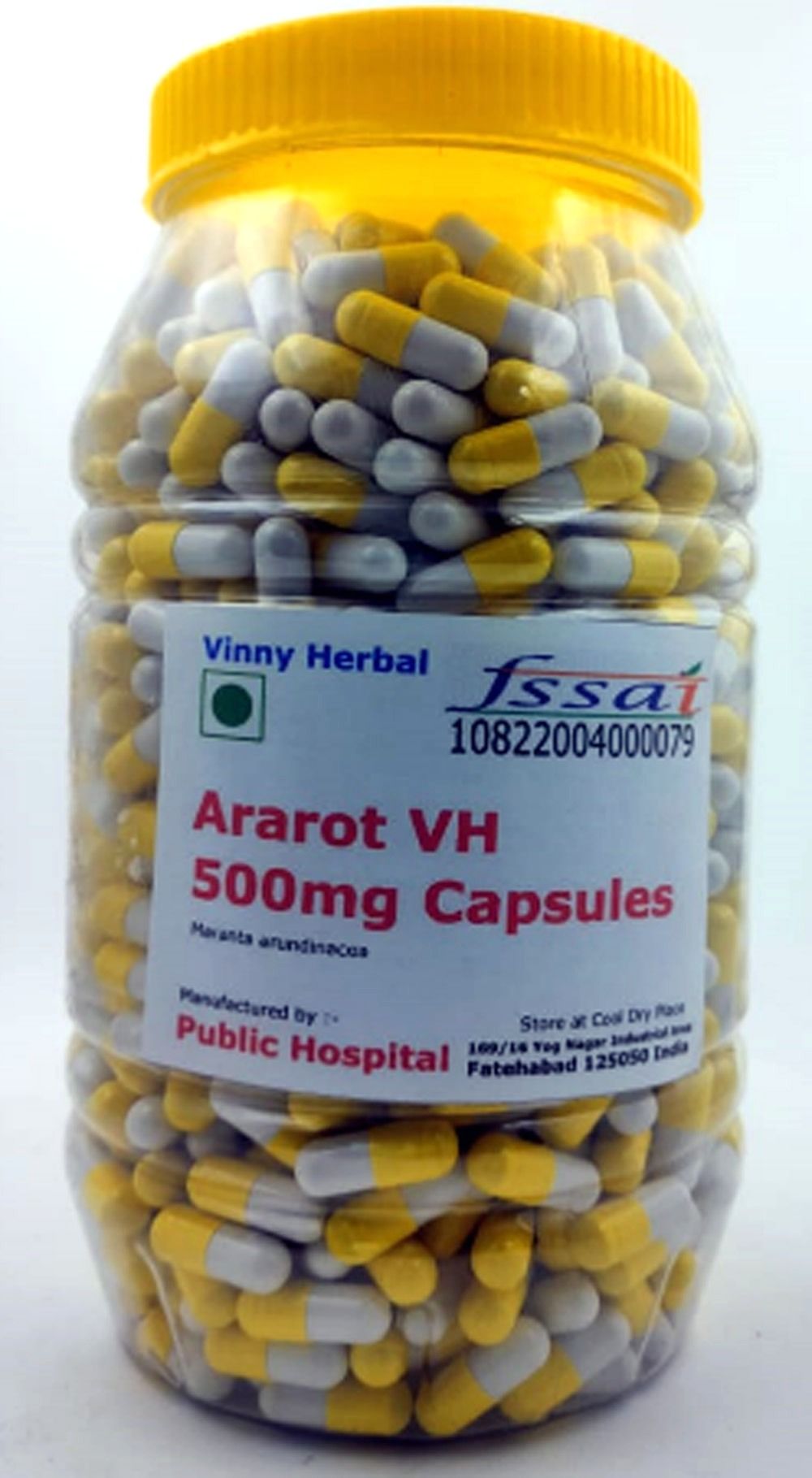 Ararot VH Herbal Supplement 500mg Capsules