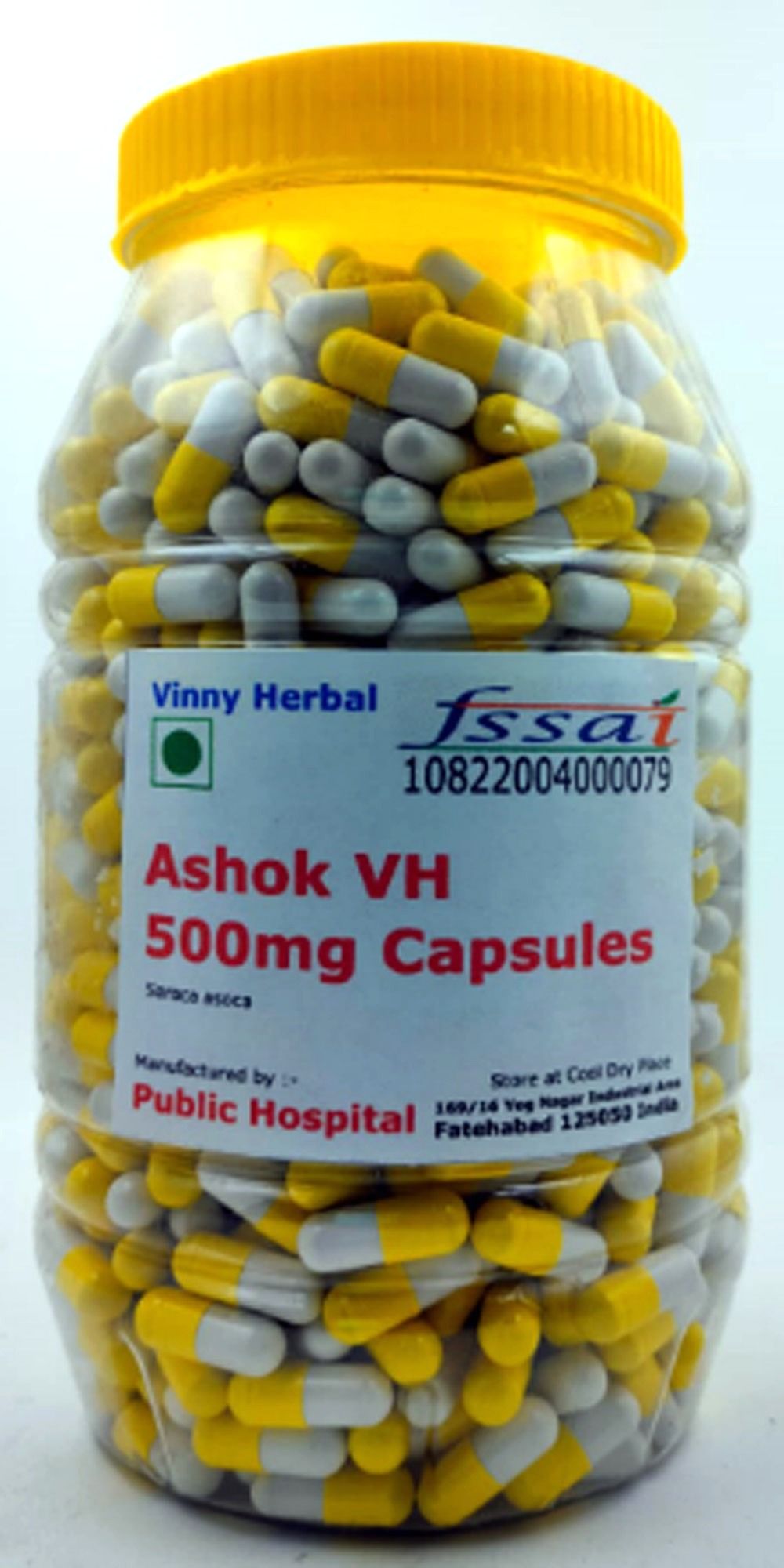 Ashok VH Herbal Supplement 500mg Capsules