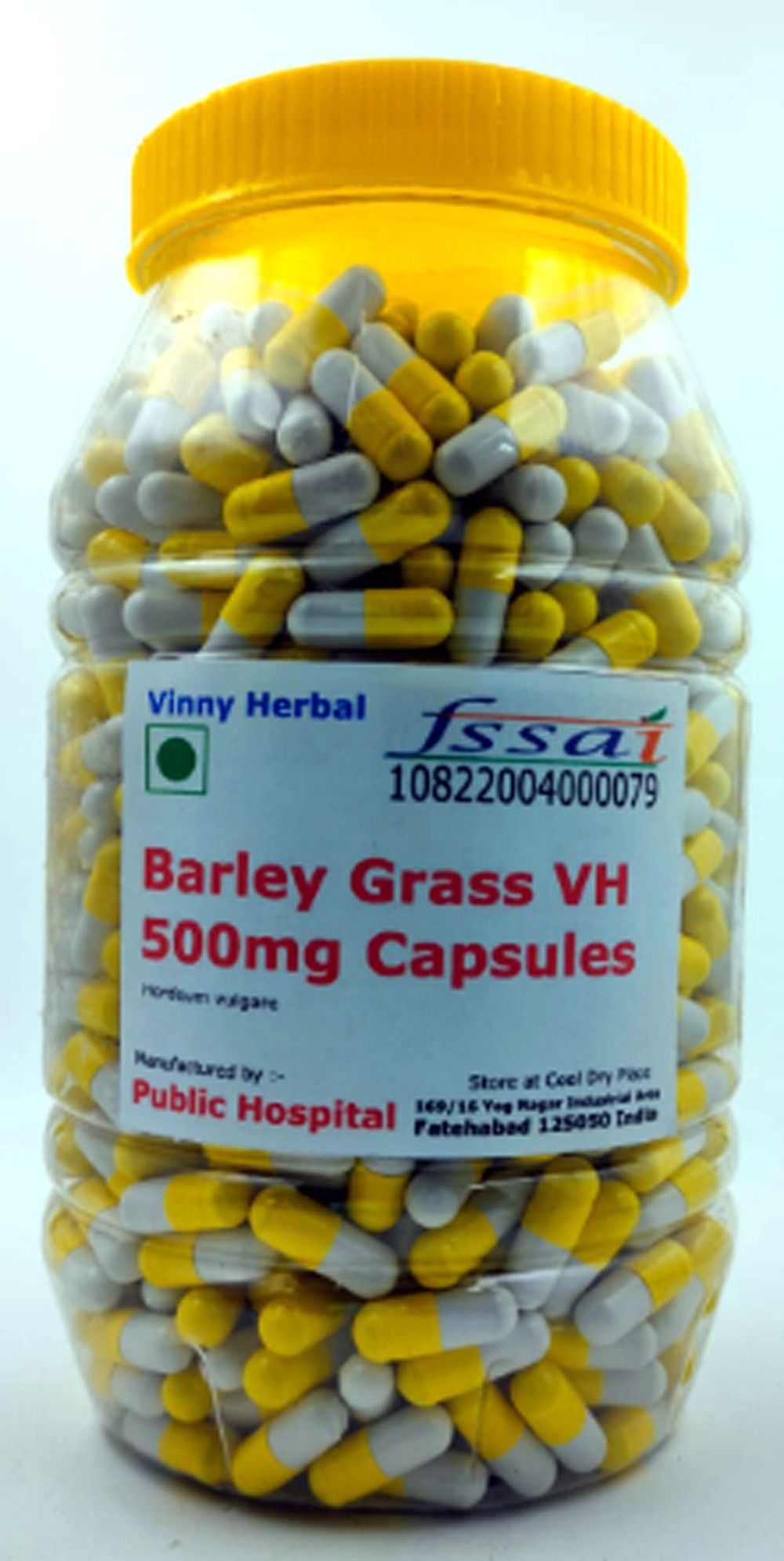 Barley Grass VH Herbal Supplement 500mg Capsules