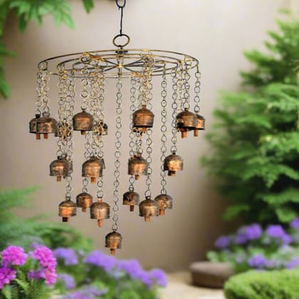  Unique Design 36PCS Bells Wind Chimes for Garden Yard Home Decor