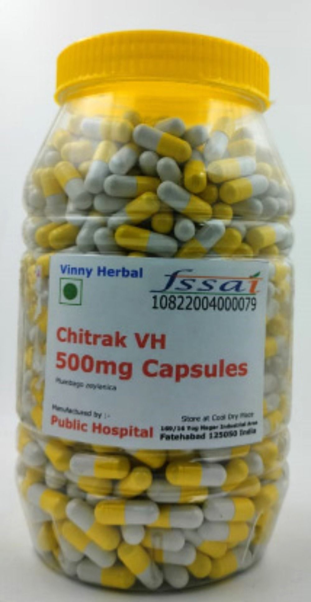 Chitrak VH Herbal Supplement 500mg Capsules