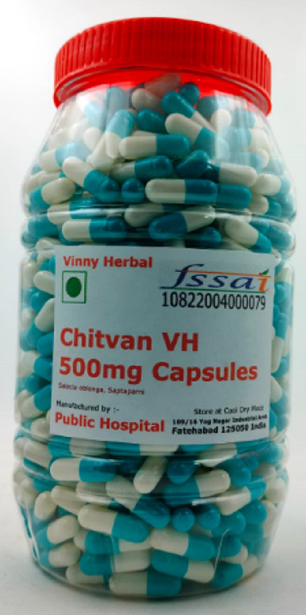 Chitvan VH Herbal Supplement 500mg Capsules