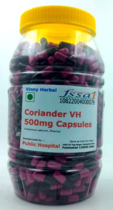 Coriander VH Herbal Supplement 500mg Capsules