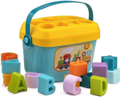  My Busy City Town Wooden Activity Cube - 6-in-1 Learning Center for Toddlers with Shape Sorter, Bead Maze, Spinning Gears and More