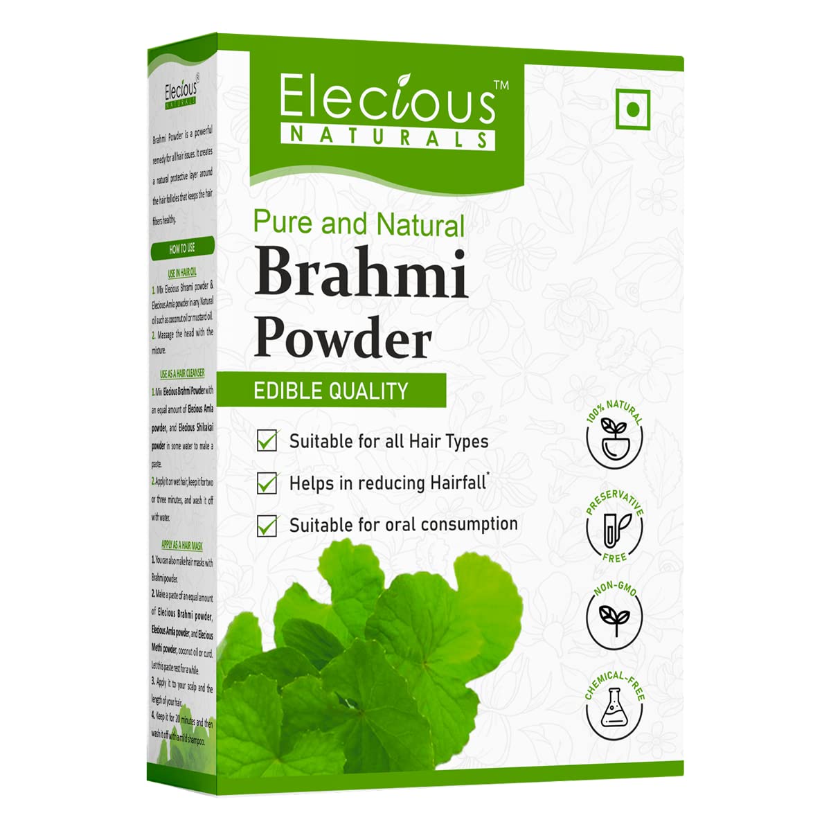 Elecious Naturals Brahmi powder (200 grams)