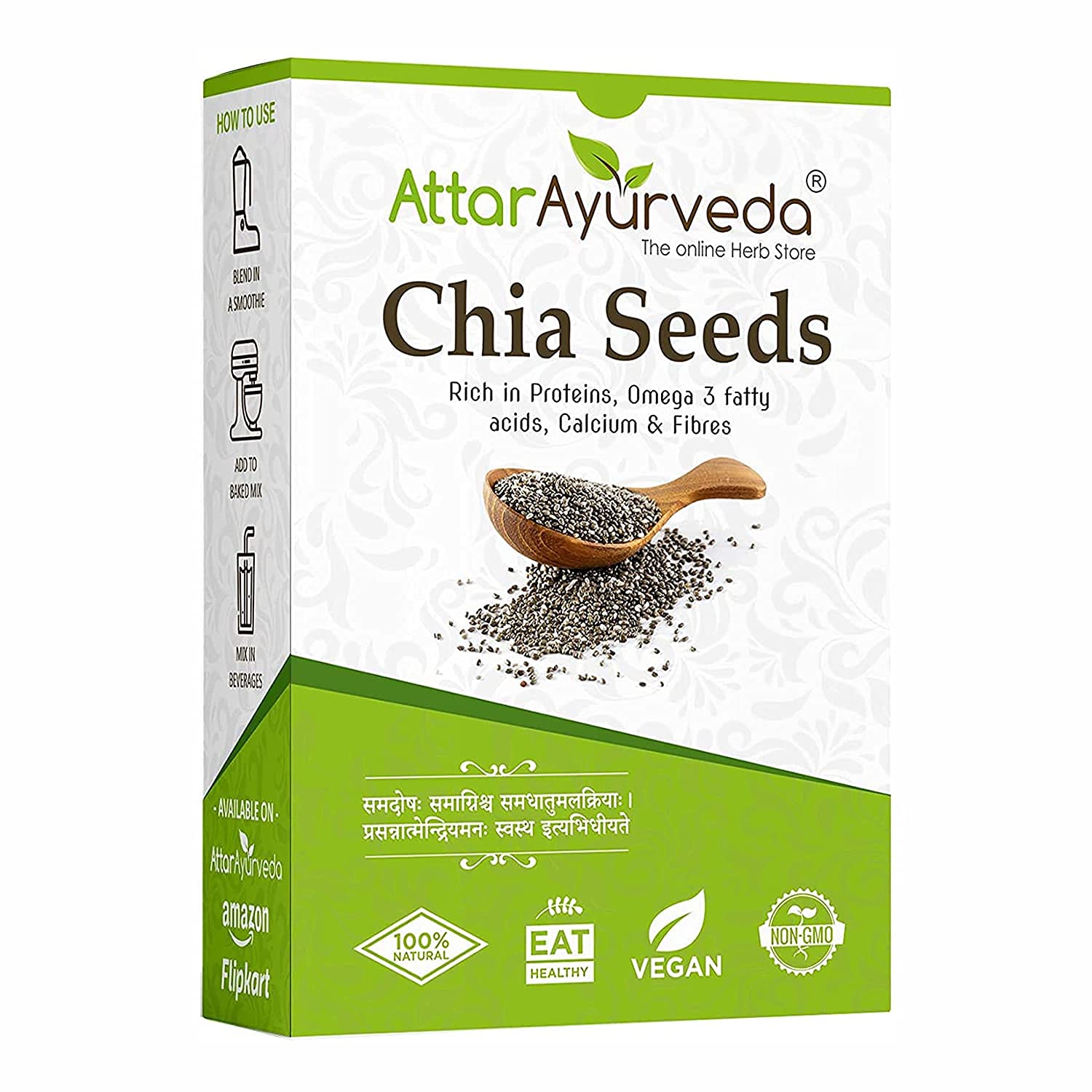 Attar Ayurveda Chia Seeds 250 gm