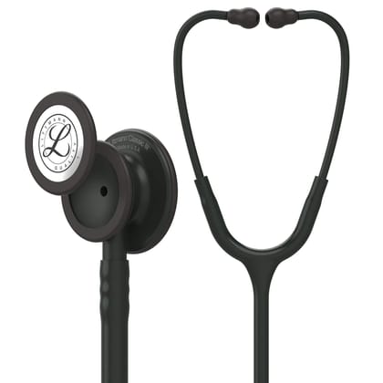 3M Littmann Classic III Monitoring Stethoscope, Black Edition Chestpiece, Black Tube, 27 inch, 5803