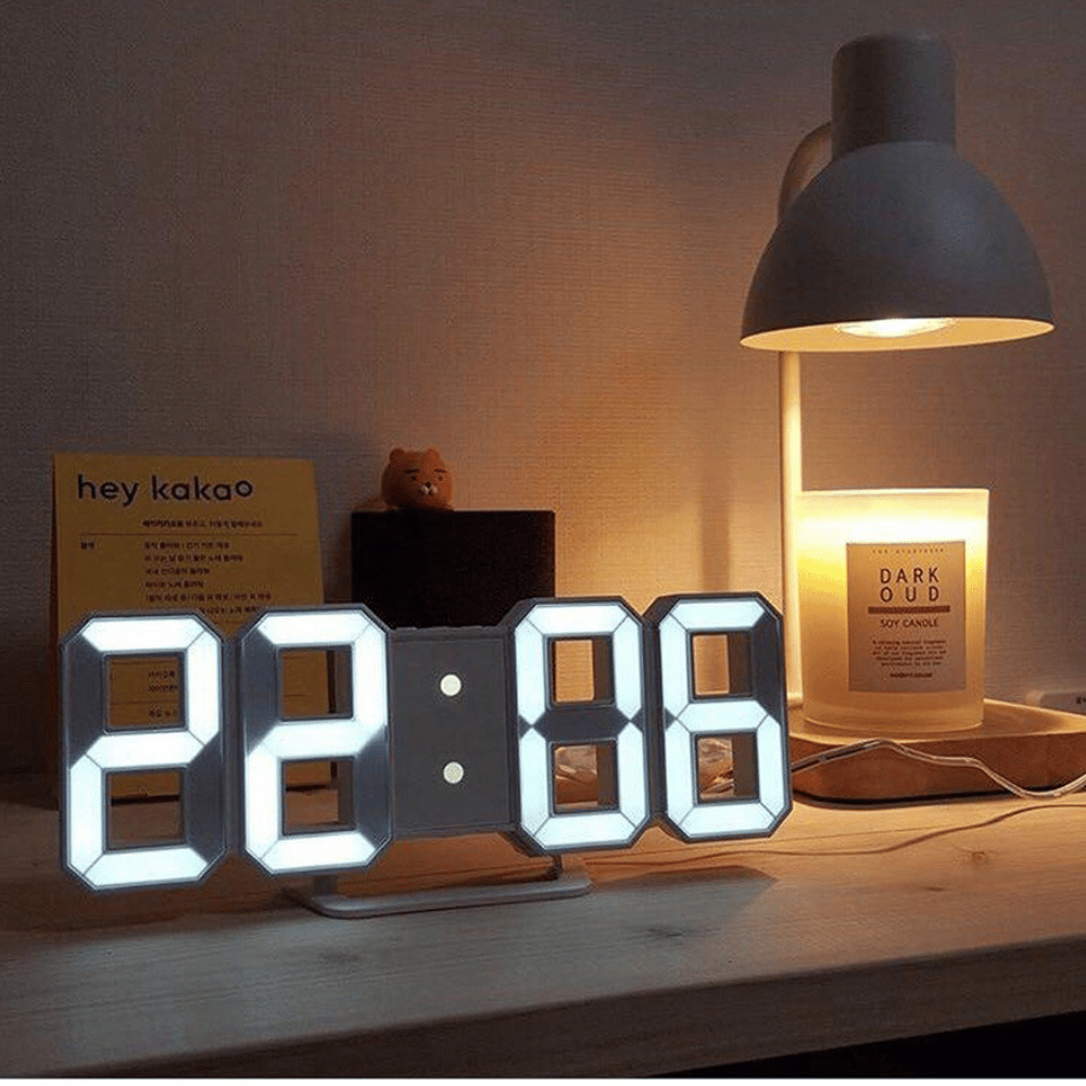 3D LED CLOCK (BLACK)