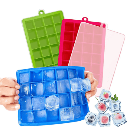 Square Shape Silicone Ice Cube Cake Making Mould Tray