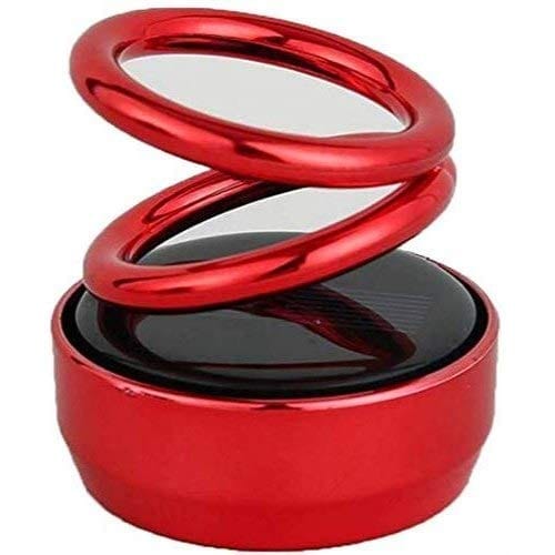 Solar Car Fragrance Double Ring Rotating