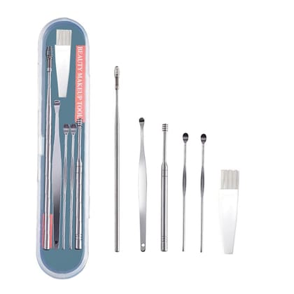 Ear Wax Cleaner - Resuable Ear Cleaner Tool Set with Storage Box